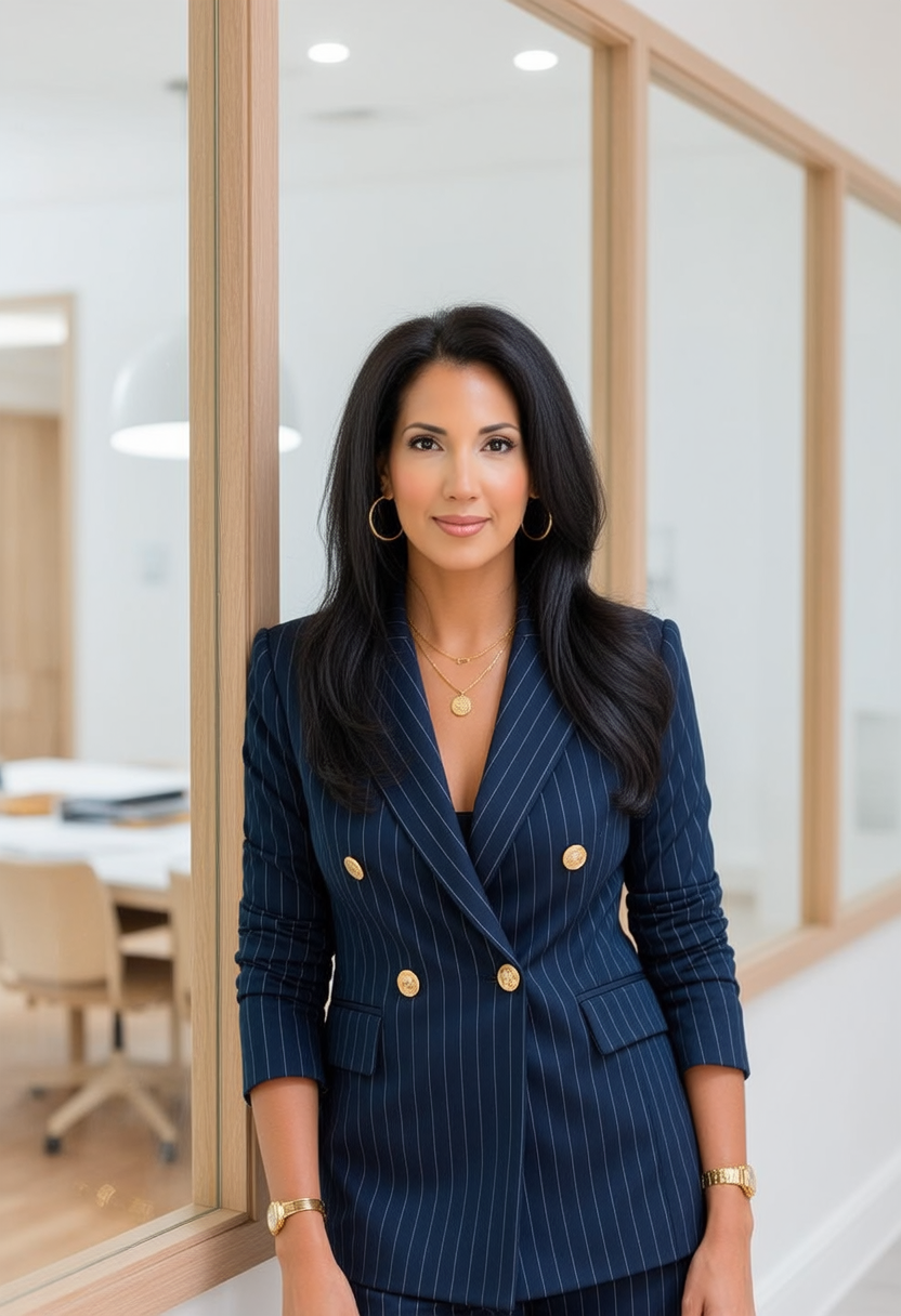 Arivee Vargas at a desk
